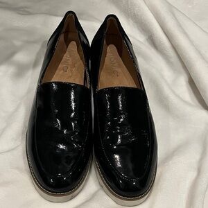 Vionic Kensley Womens Patent Black Loafers size 8